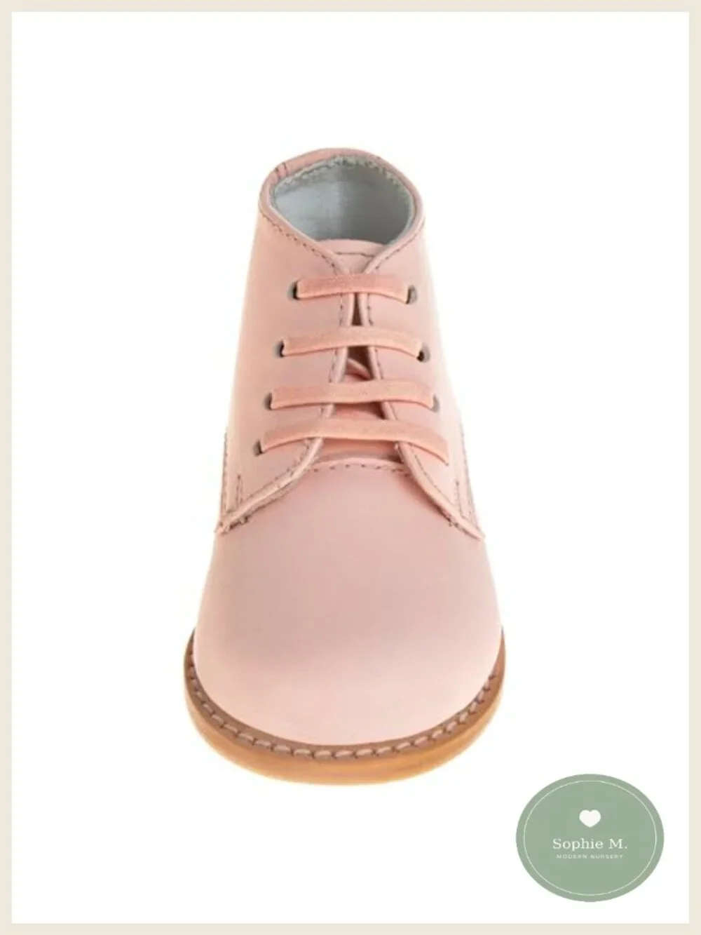 Baby Boy Lace-Up Formal Booties Faux Leather Walker Shoes
